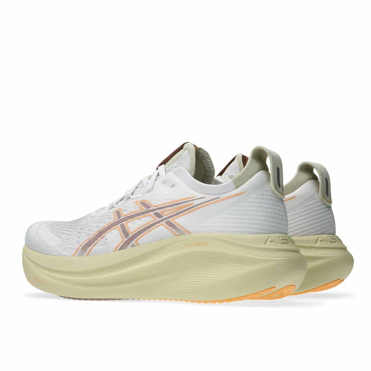 Asics Gel Nimbus 27 Men White Fawn נעלי ריצה ג`ל נימבוס 27 לגברים