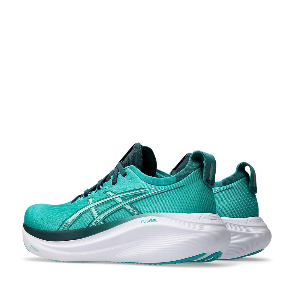 Asics Gel Nimbus 27 Men Wave Teal Saxon Green אסיקס נימבוס לגברים