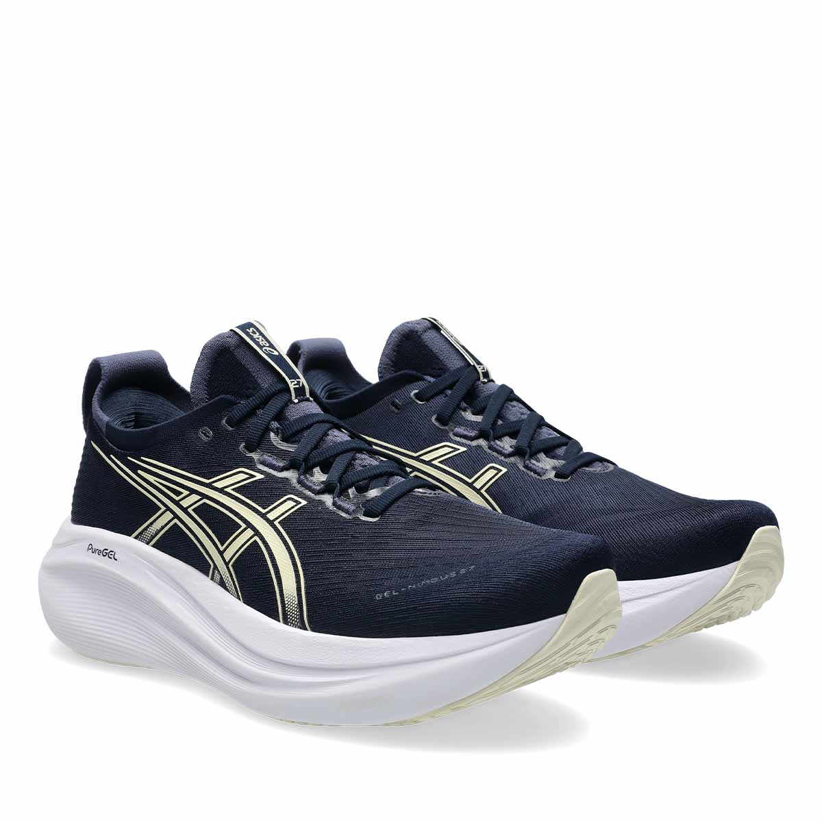 Asics Gel Nimbus 27 Men Midnight Vanilla נעלי ריצה ג`ל נימבוס 27 לגברים