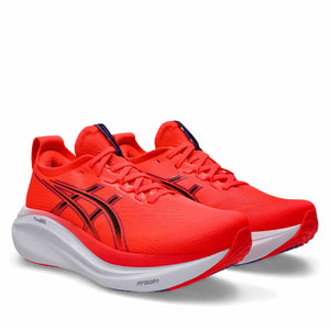 Asics Gel Nimbus 27 Men Flash Red Black נעלי ריצה ג`ל נימבוס 27 לגברים