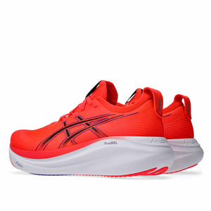 Asics Gel Nimbus 27 Men Flash Red Black נעלי ריצה ג`ל נימבוס 27 לגברים