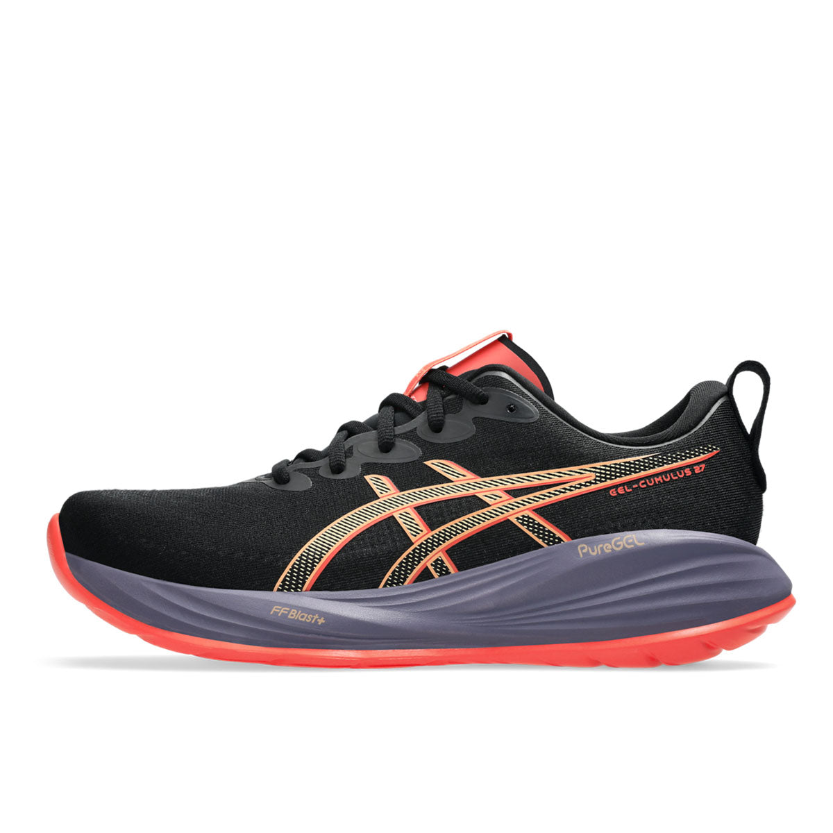 Asics Gel Cumulus 27 Men Black Coral Reef נעלי קומולוס 27 גבר