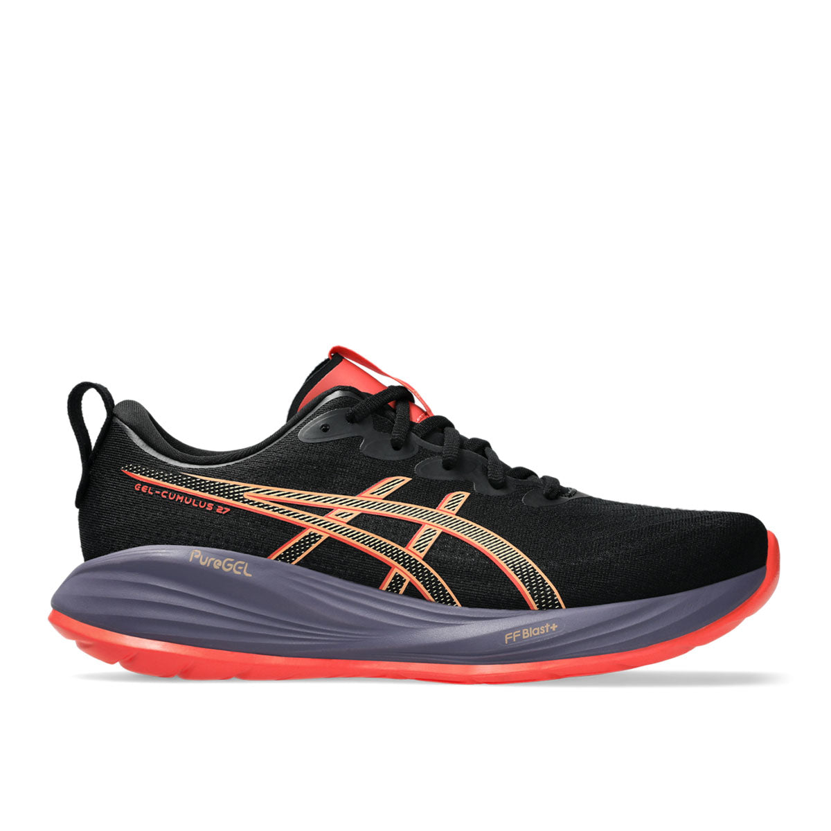 Asics Gel Cumulus 27 Men Black Coral Reef נעלי קומולוס 27 גבר