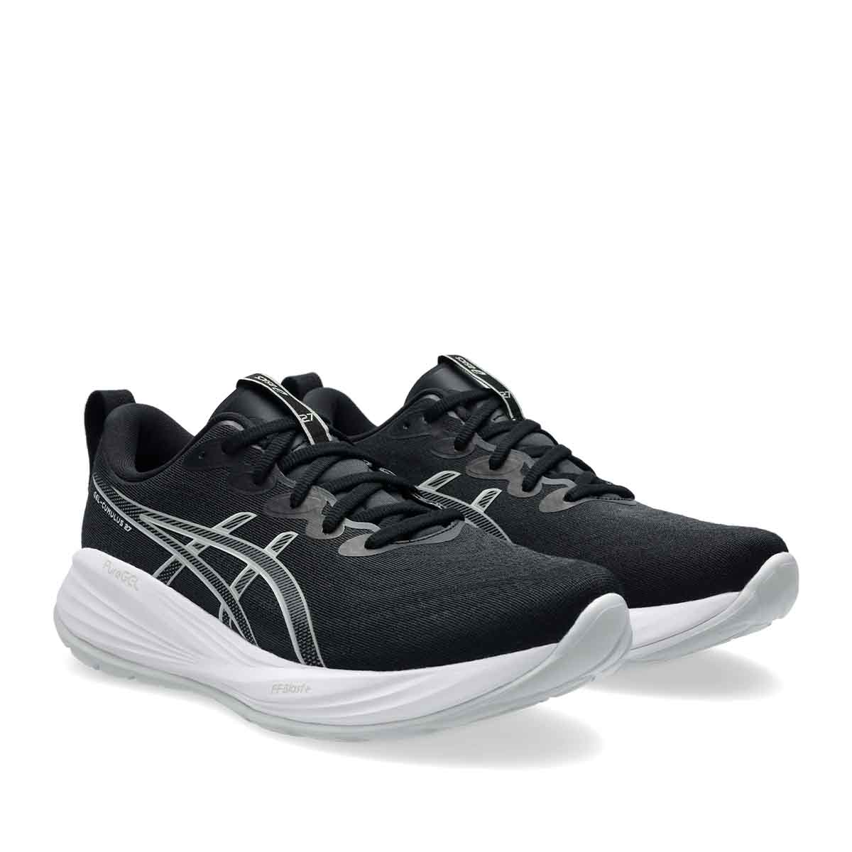 Asics Gel Cumulus 27 Men Black Concrete נעלי קומולוס 27 גבר