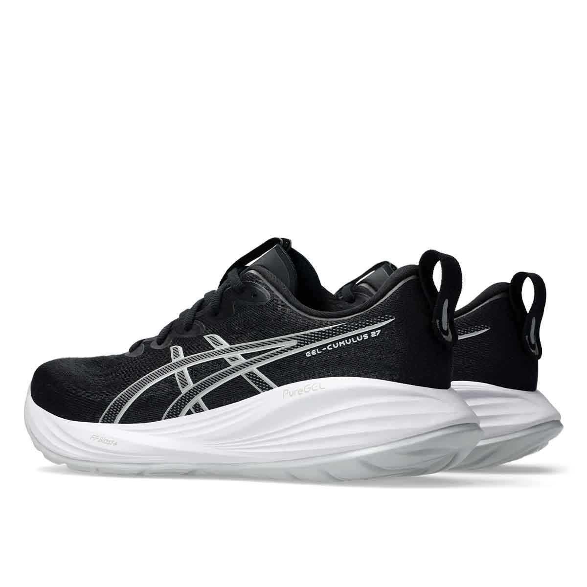 Asics Gel Cumulus 27 Men Black Concrete נעלי קומולוס 27 גבר