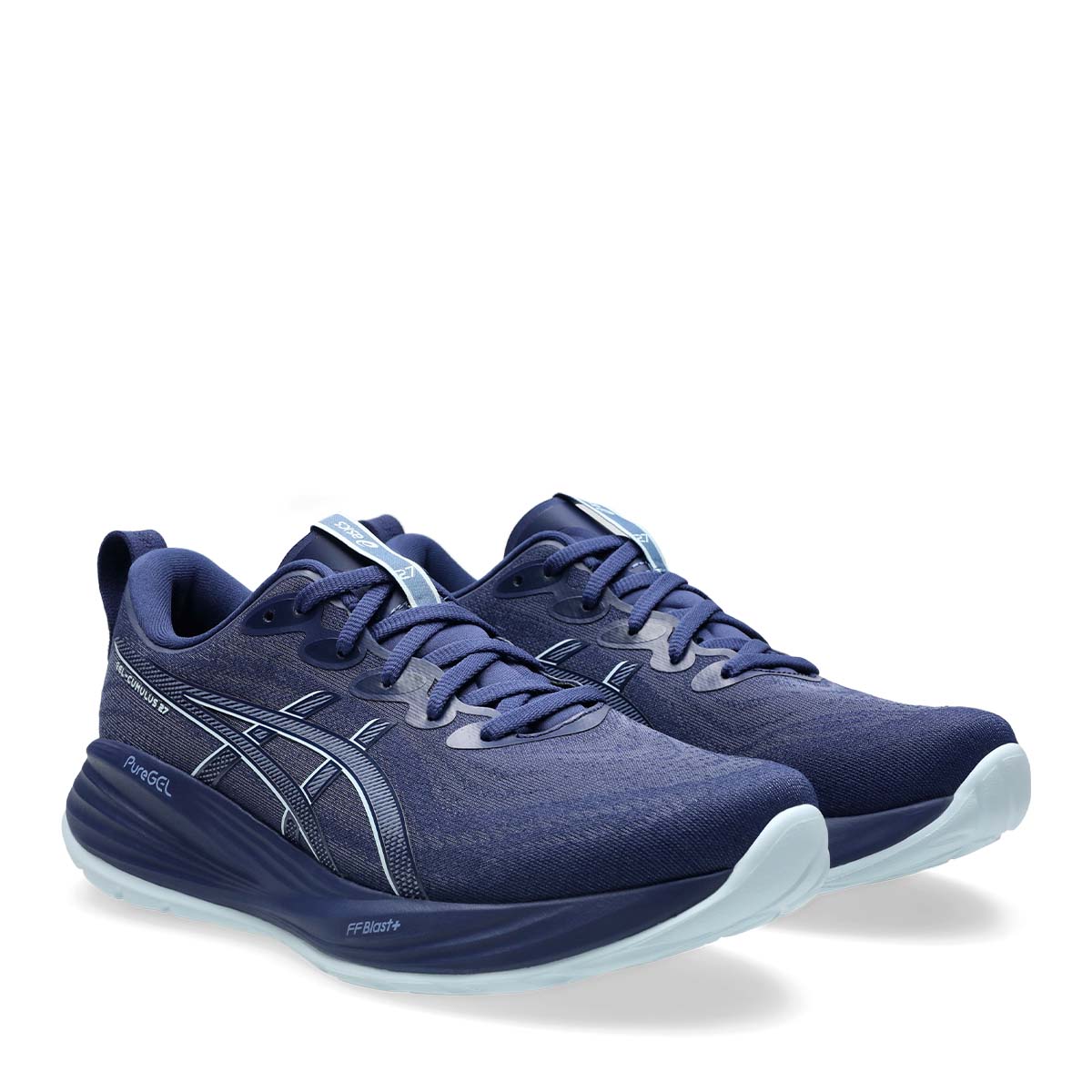 Asics Gel Cumulus 27 Men Indigo Blue Cool Grey נעלי ריצה קומולוס 27 לגברים