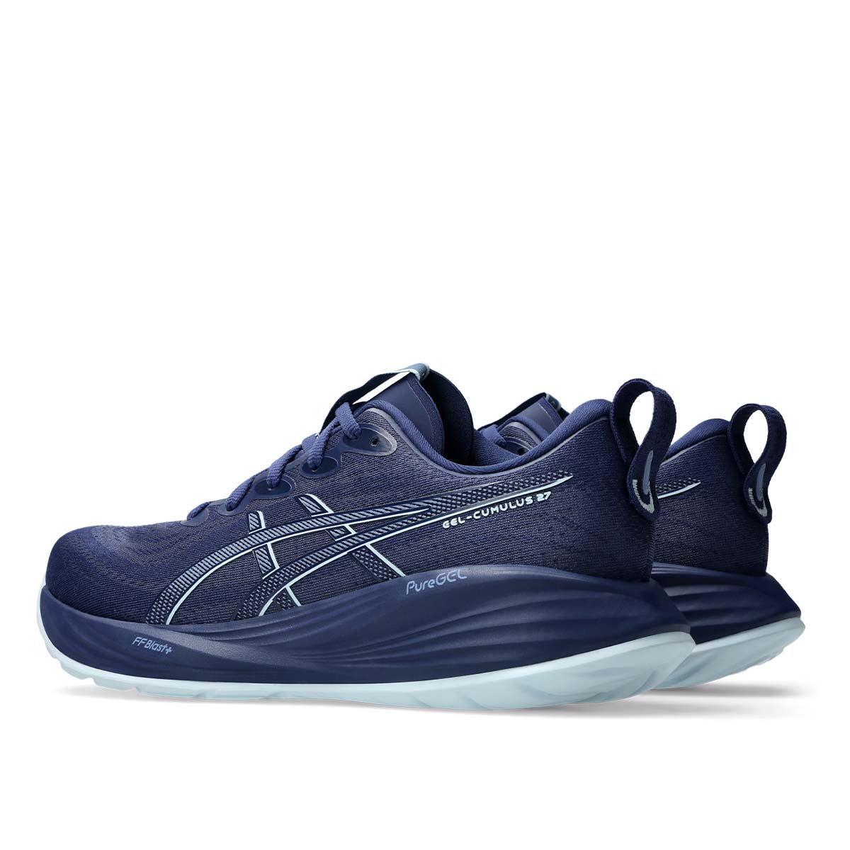 Asics Gel Cumulus 27 Men Indigo Blue Cool Grey נעלי ריצה קומולוס 27 לגברים