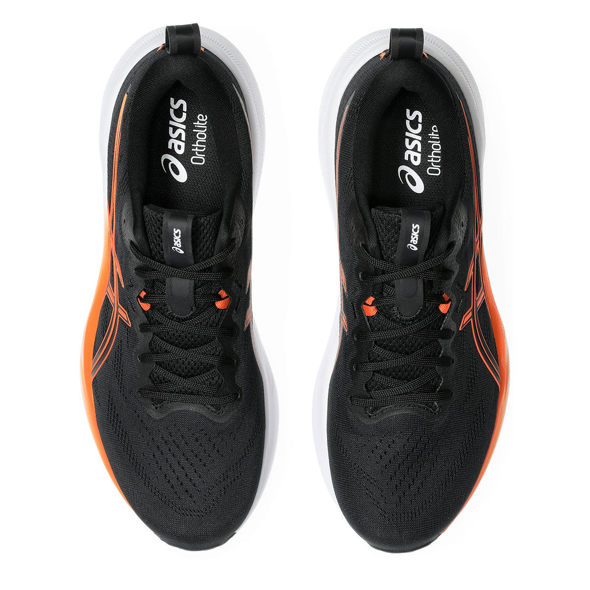 Asics Gel Pulse 16 Men Black Nova Orange נעלי ג`ל פולס 16 לגברים