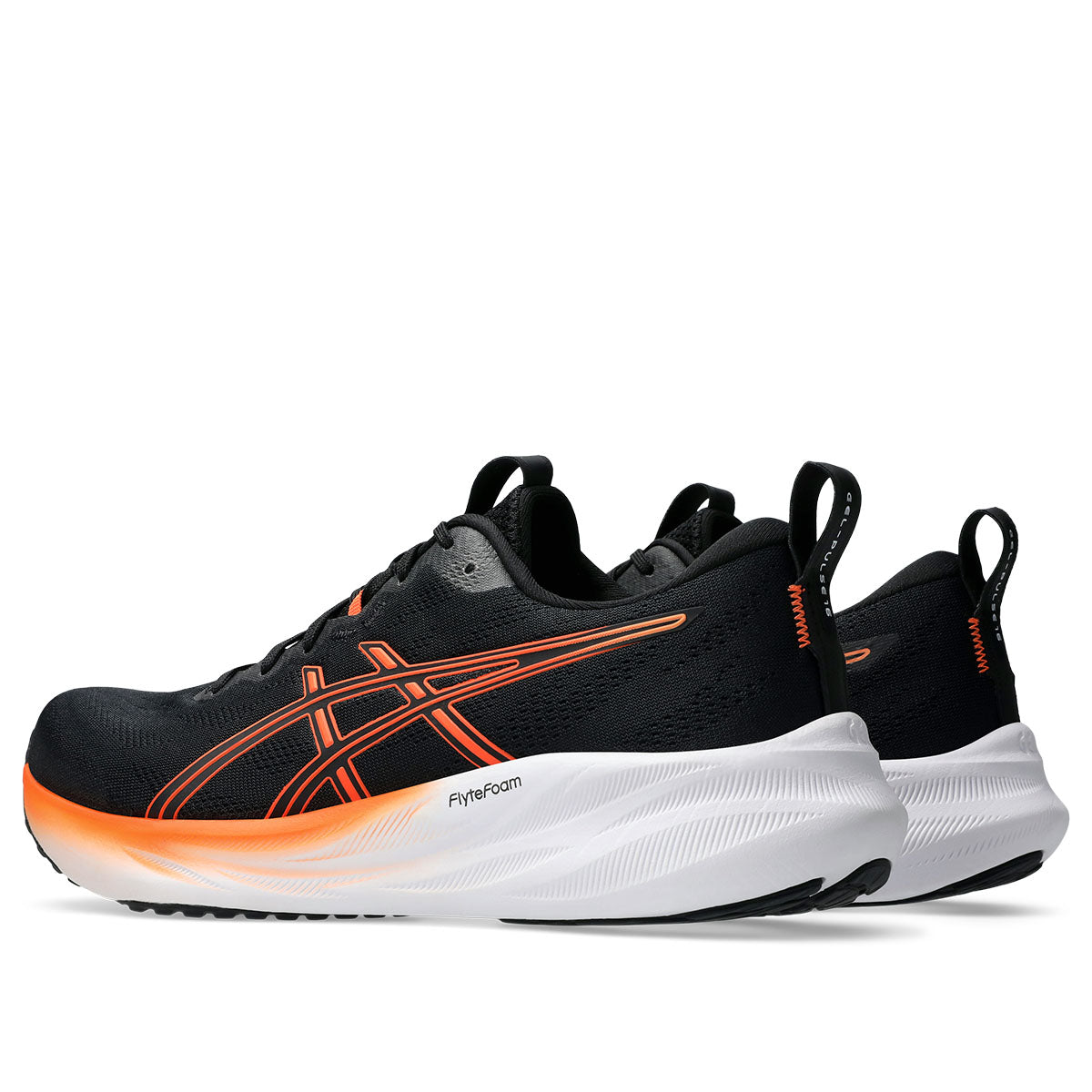 Asics Gel Pulse 16 Men Black Nova Orange נעלי ג`ל פולס 16 לגברים