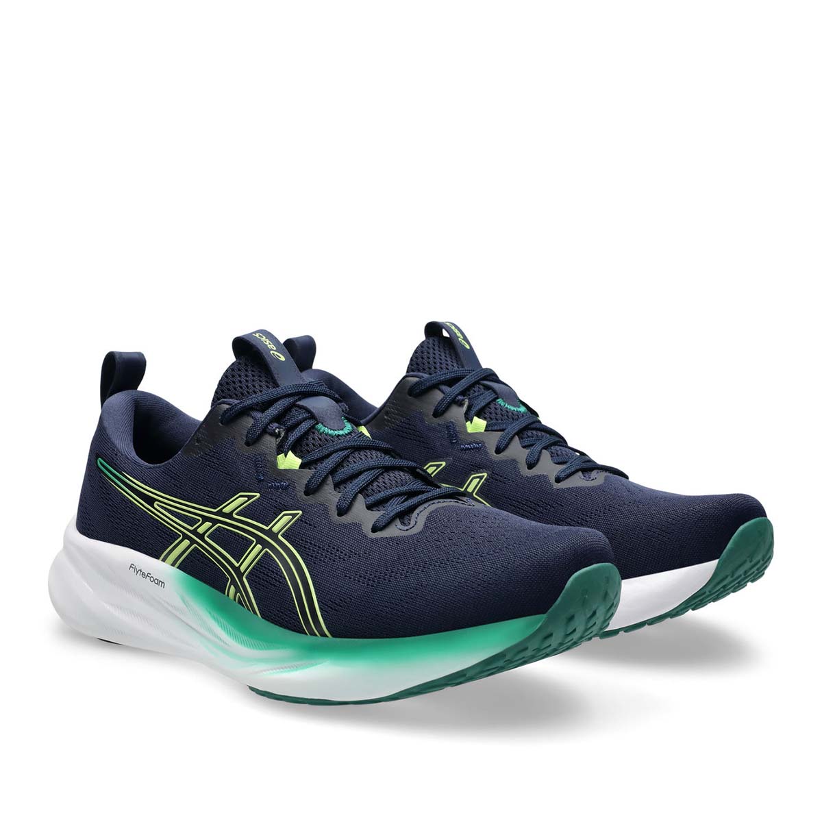 Asics Gel Pulse 16 Men Midnight Lucid Yellow נעלי ריצה ג`ל פולס 16 לגברים