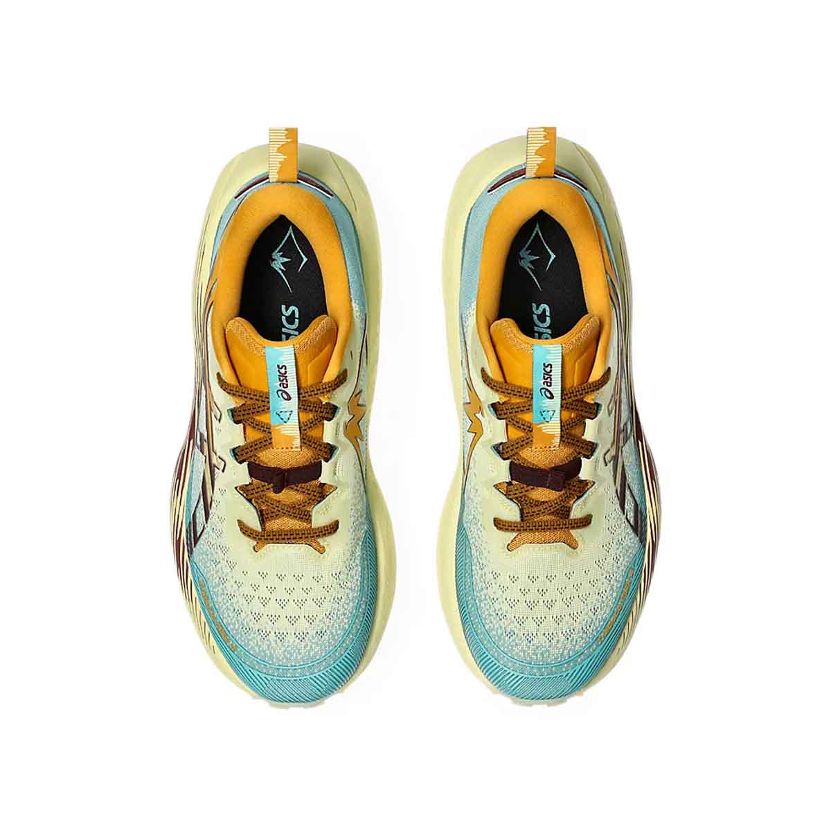 Asics Trabuco Max 4 Men Wheat Yellow Dark Red Planet נעלי ריצה לשטח טרבוקו מקס 4 לגברים