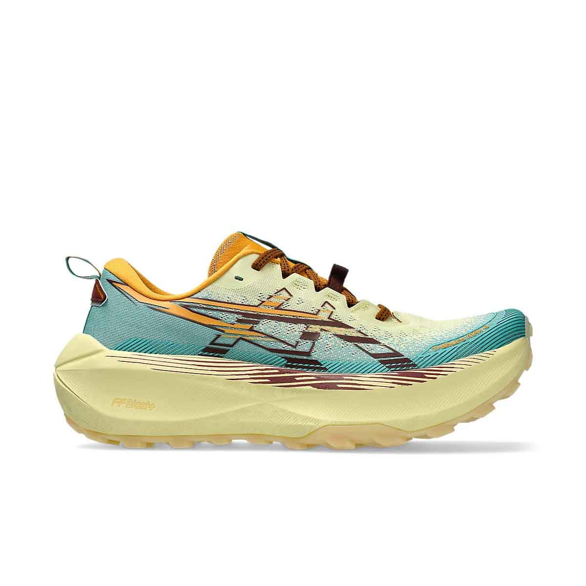 Asics Trabuco Max 4 Men Wheat Yellow Dark Red Planet נעלי ריצה לשטח טרבוקו מקס 4 לגברים