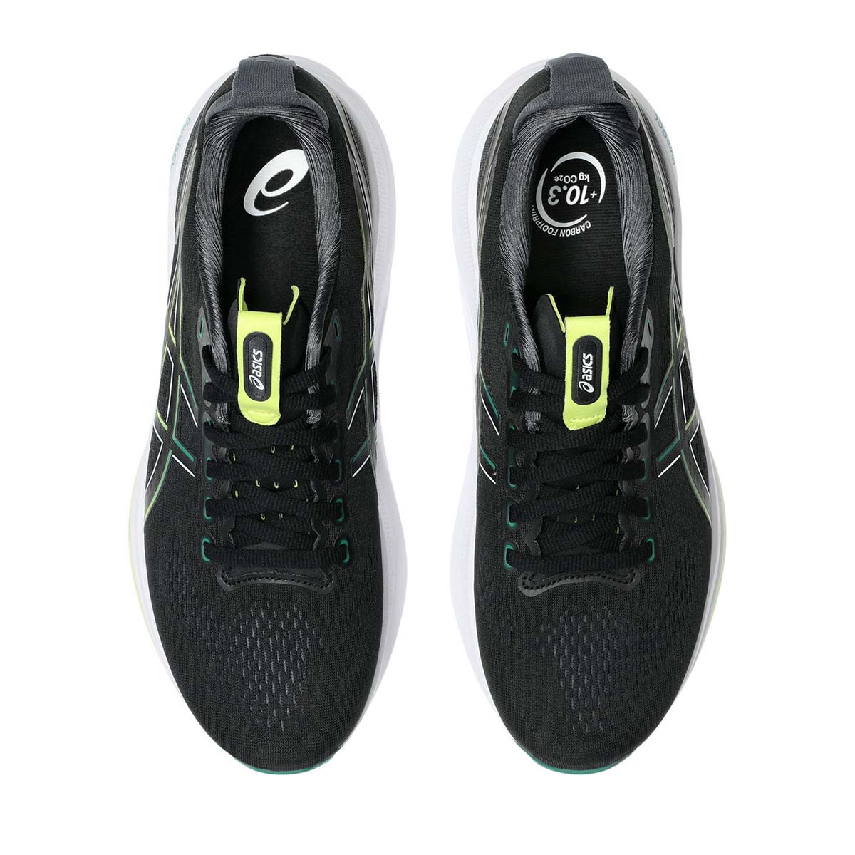 Asics Gel Kayano 32 Men Black Jasper Green נעלי ריצה ג`ל קיאנו 32 לגברים