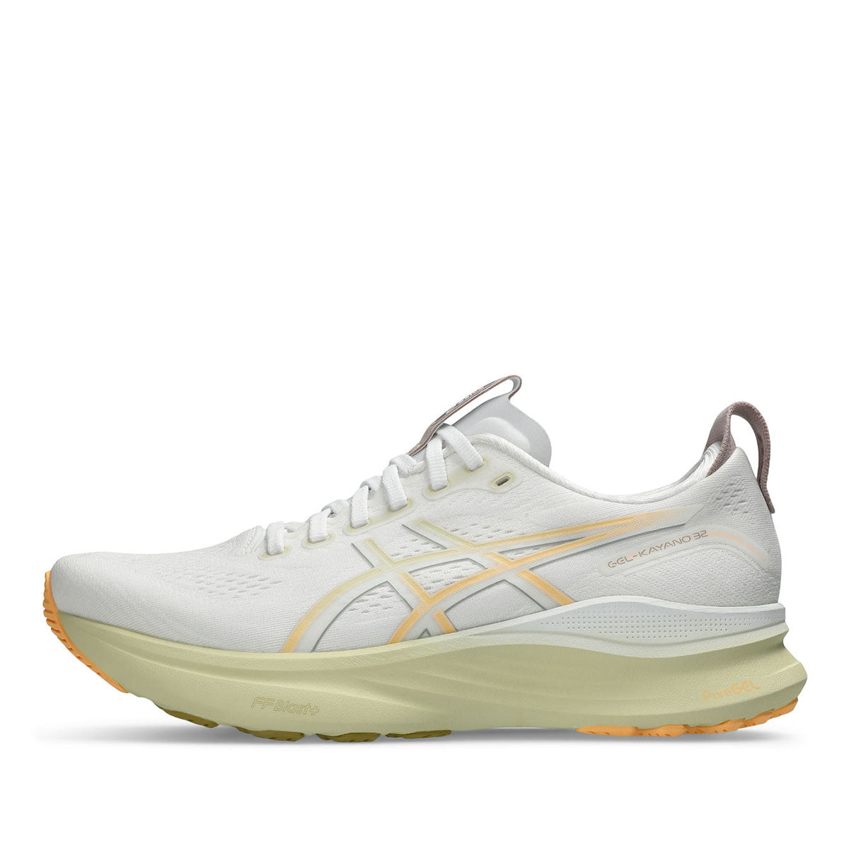 Asics Gel Kayano 32 Men White Orange Glow נעלי ריצה ג`ל קיאנו 32 לגברים