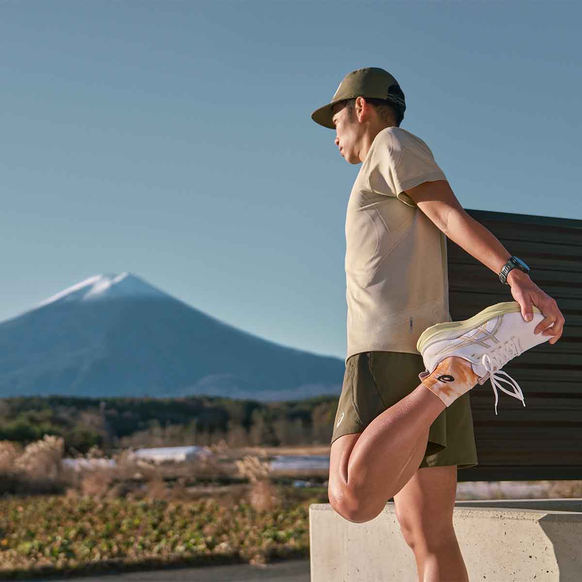 Asics Gel Kayano 32 Men White Orange Glow נעלי ריצה ג`ל קיאנו 32 לגברים