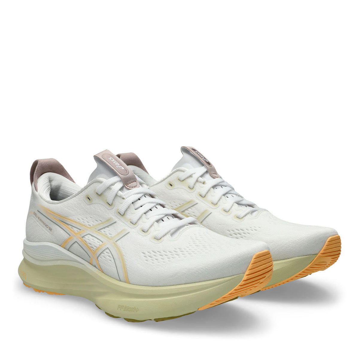 Asics Gel Kayano 32 Men White Orange Glow נעלי ריצה ג`ל קיאנו 32 לגברים