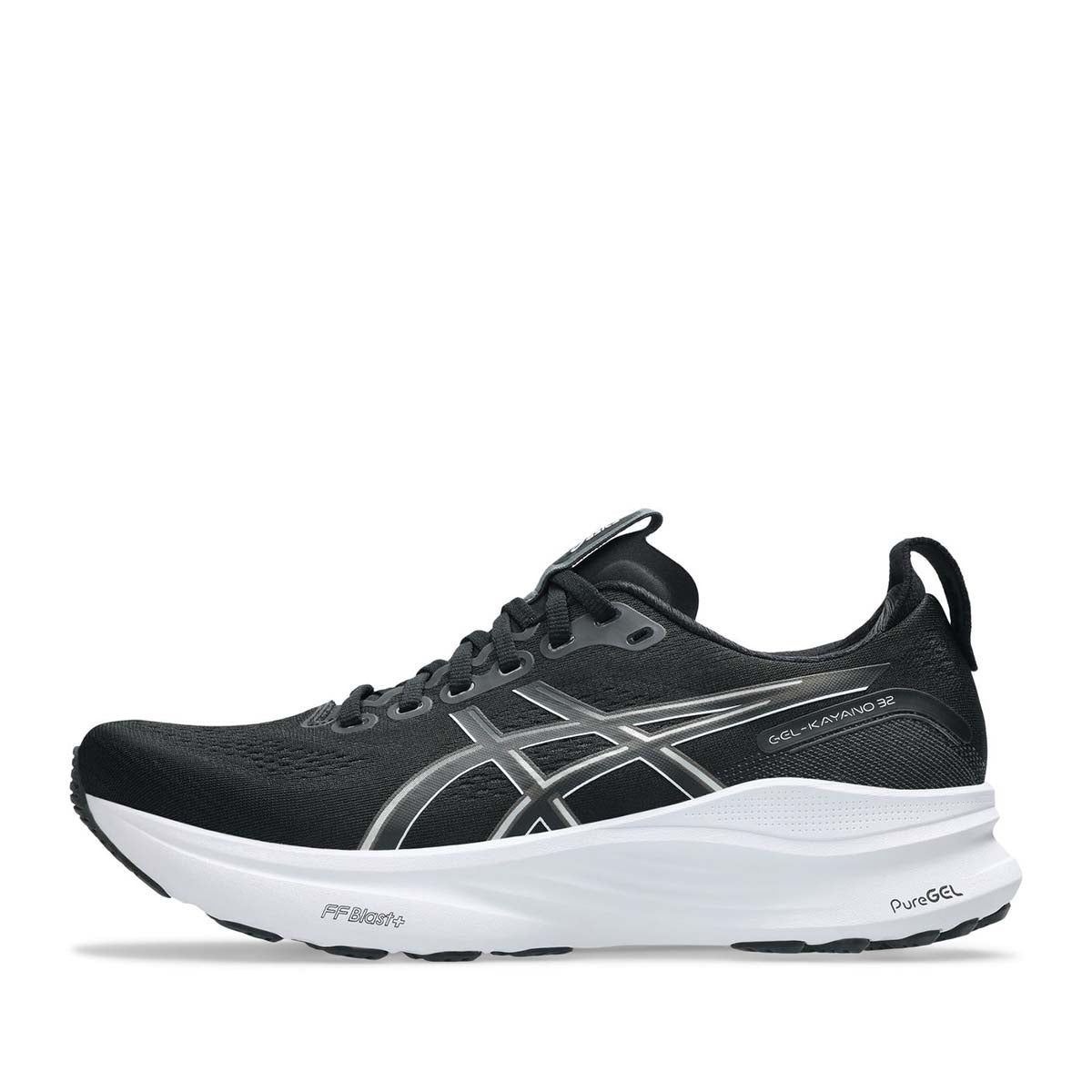 Asics Gel Kayano 32 Extra Wide 4E Men Black White נעלי ריצה רחבות במיוחד ג`ל קיאנו 32 לגברים