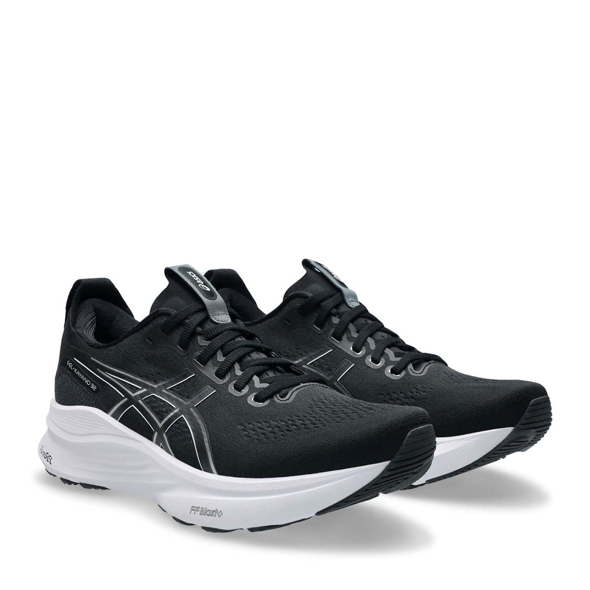 Asics Gel Kayano 32 Extra Wide 4E Men Black White נעלי ריצה רחבות במיוחד ג`ל קיאנו 32 לגברים