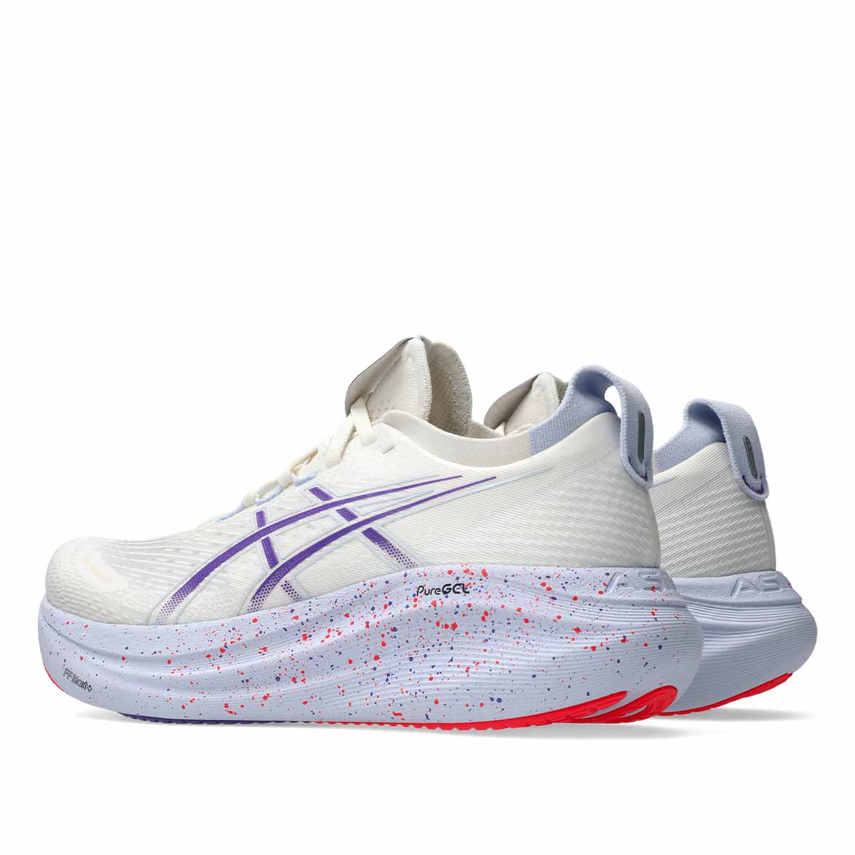 Asics Gel Nimbus 27 Tokyo Men Cream Edo Purple נעלי ריצה ג'ל נימבוס 27 טוקיו לגברים