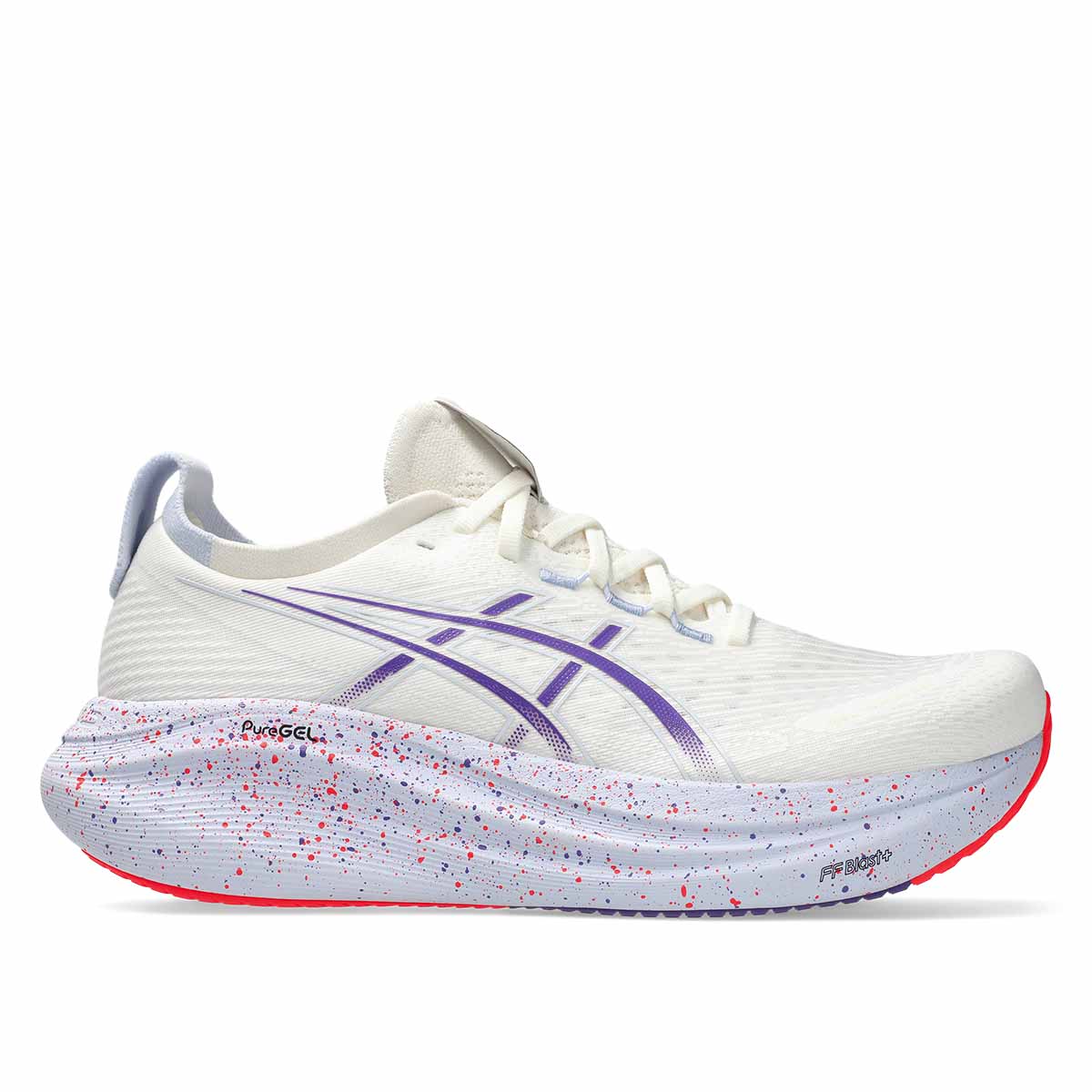 Asics Gel Nimbus 27 Tokyo Men Cream Edo Purple נעלי ריצה ג'ל נימבוס 27 טוקיו לגברים