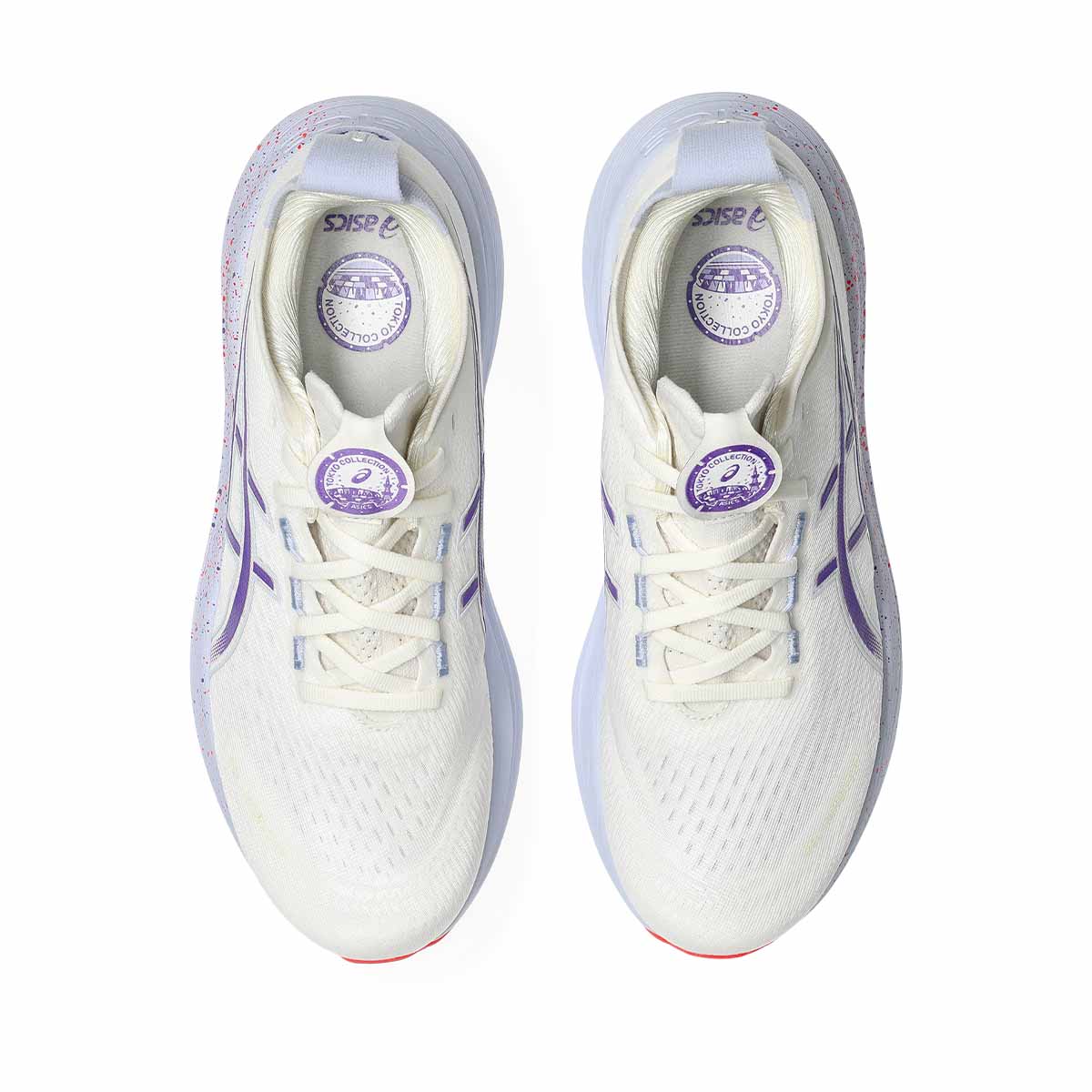 Asics Gel Nimbus 27 Tokyo Men Cream Edo Purple נעלי ריצה ג'ל נימבוס 27 טוקיו לגברים