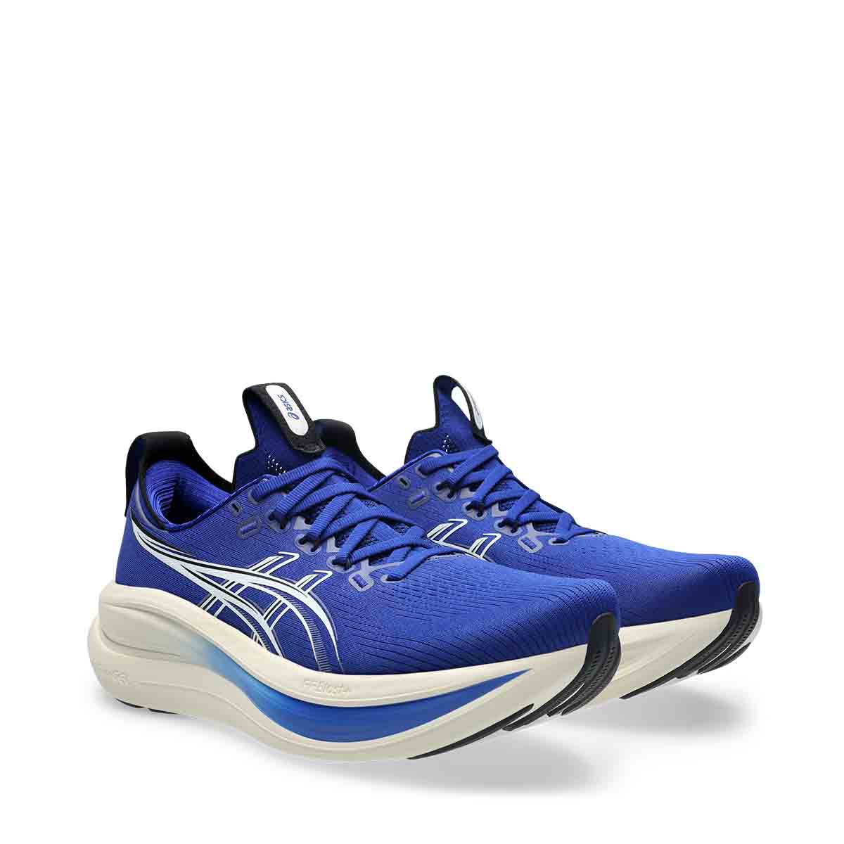 Asics Gel Nimbus 28 Men Prussian Blue Cream נעלי ריצה ג'ל נימבוס 28 לגברים