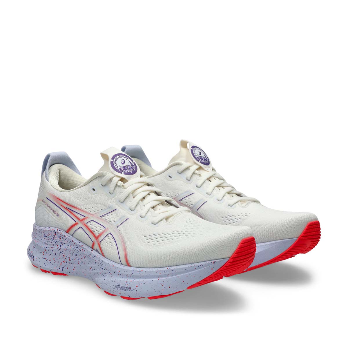 Asics Gel Kayano 32 Tokyo Men Cream Edo Purple נעלי ריצה ג'ל קיאנו 32 טוקיו לגברים
