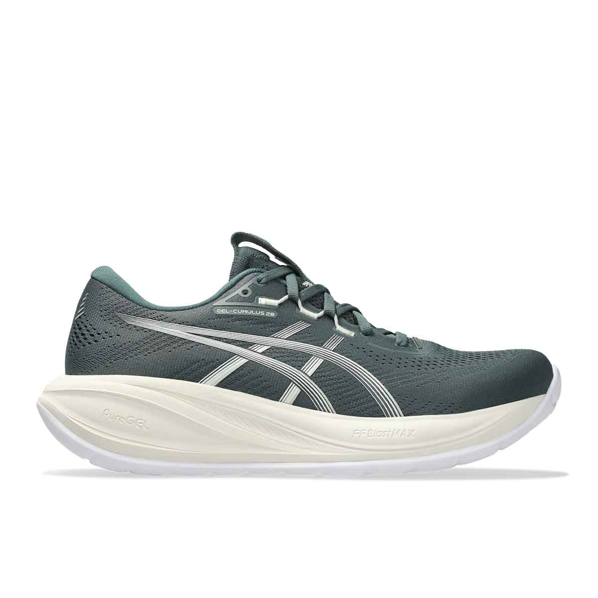 Asics Gel Cumulus 28 Men Dusty Fern Ivory נעלי ריצה ג`ל קומולוס 28 לגברים