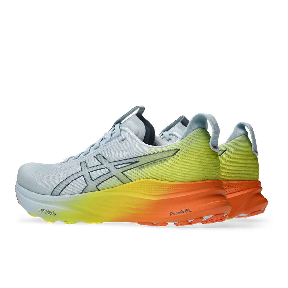 Asics Gel Kayano 32 Sunny Sizzle Men Sky Lemon Spark נעלי ריצה ג`ל קיאנו 32 לגברים