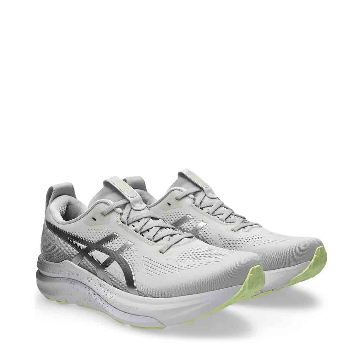 Asics Gel Kayano 33 Platinum Men Platinum Glow Green נעלי ריצה ג'ל קאינו 33 לגברים
