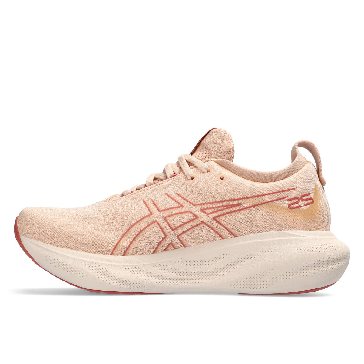 Asics Gel Nimbus 25 Women Pale Apricot Light Garnet ג'ל נימבוס 25 נשים