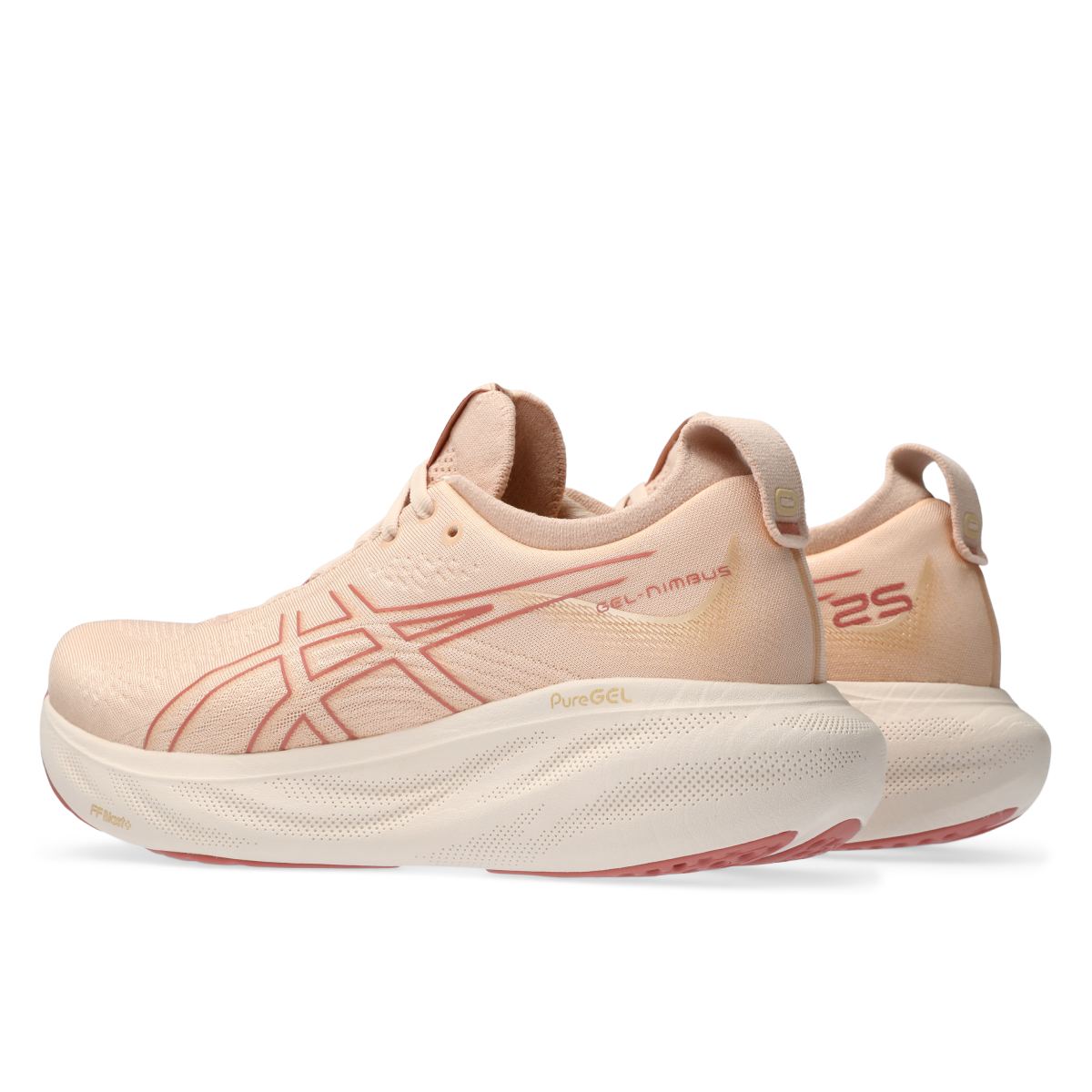 Asics Gel Nimbus 25 Women Pale Apricot Light Garnet ג'ל נימבוס 25 נשים