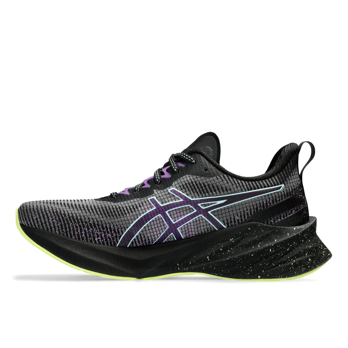 Asics Novablast 3 Le Women Black Cyber Grape נעלי אסיקס נובה בלאסט לנשים
