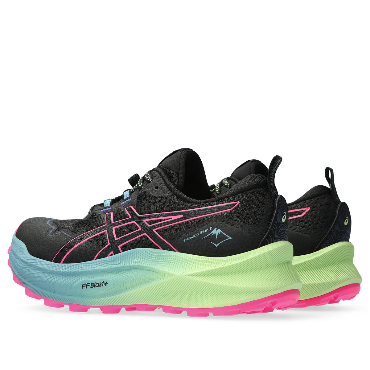 Asics Trabuco Max 2 Women Black Hot Pink נעלי אסיקס לנשים