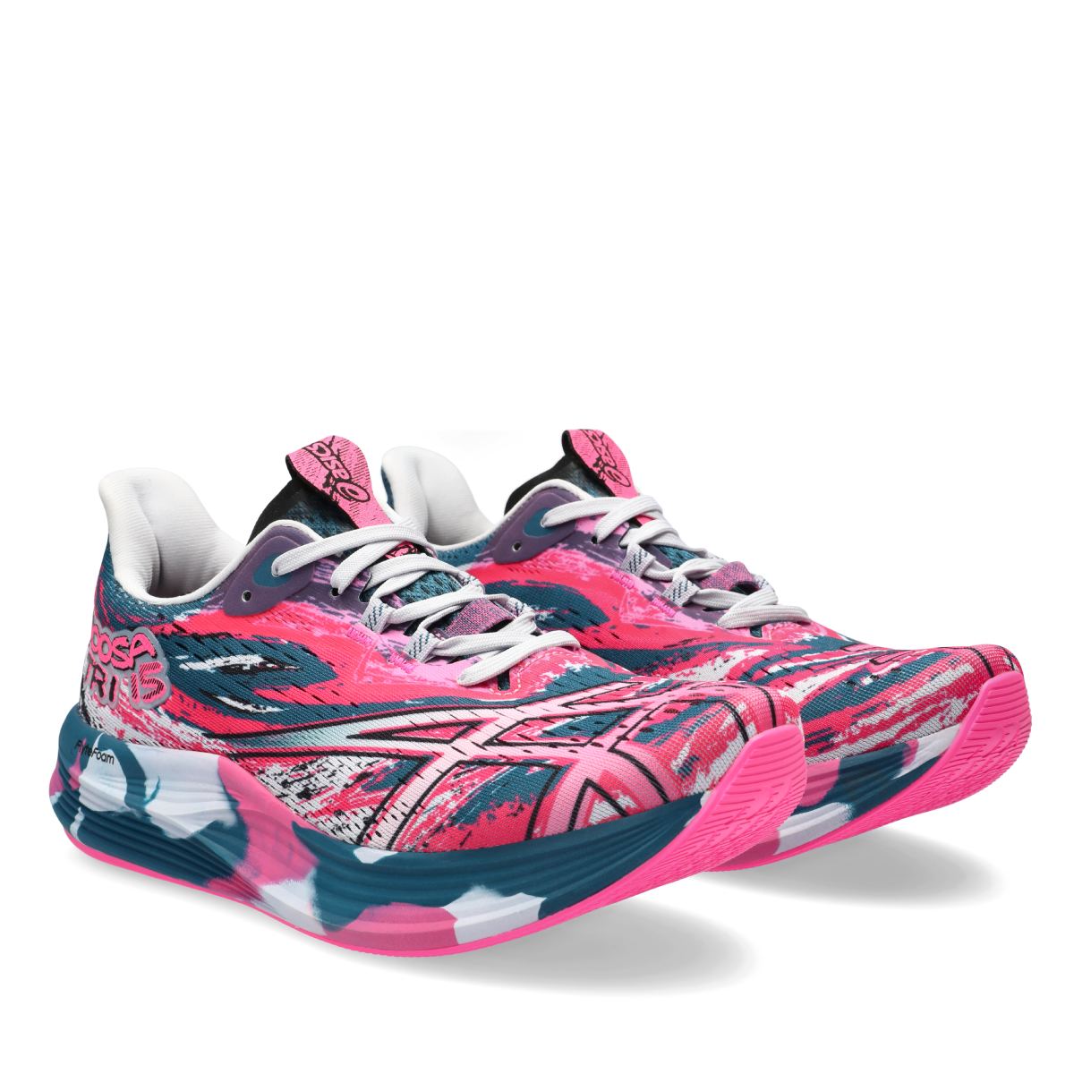 Asics Noosa Tri 15 Women Restful Teal Hot Pink נעלי אסיקס לנשים