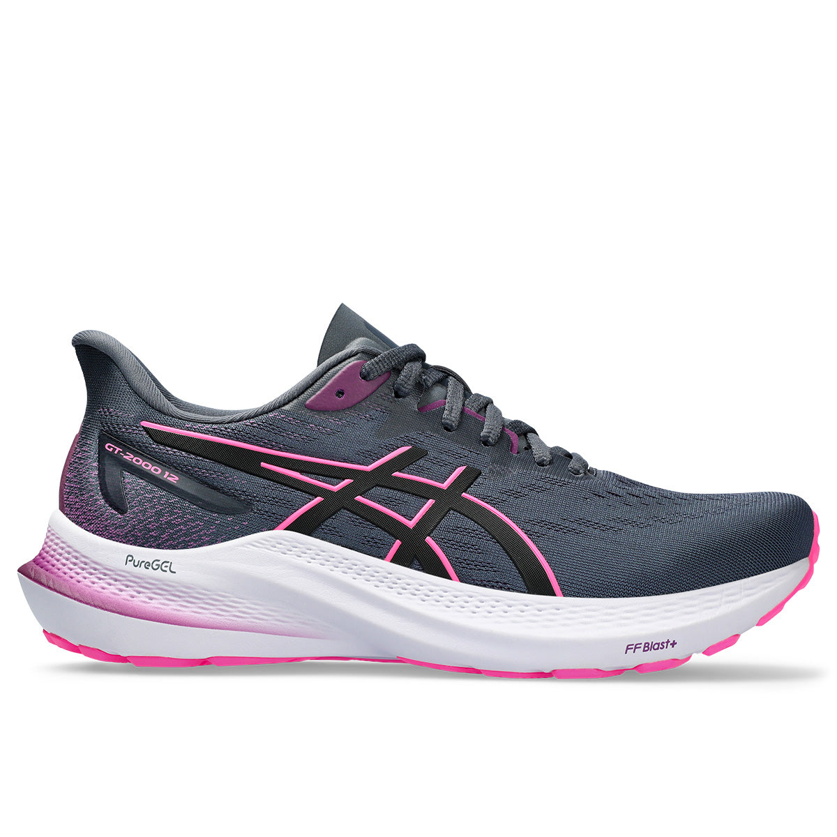 Asics GT 2000 12 Women Tarmac Black נעלי אסיקס ג'י טי לנשים