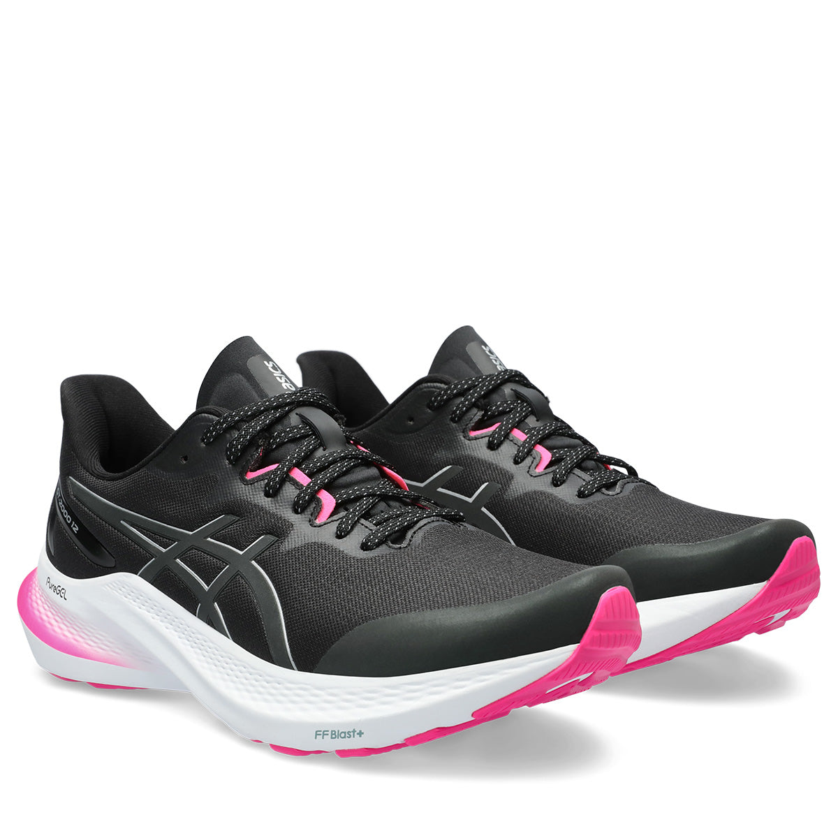 Asics GT 2000 12 Lite Show Women Black Silver נעלי אסיקס ג'י טי לנשים