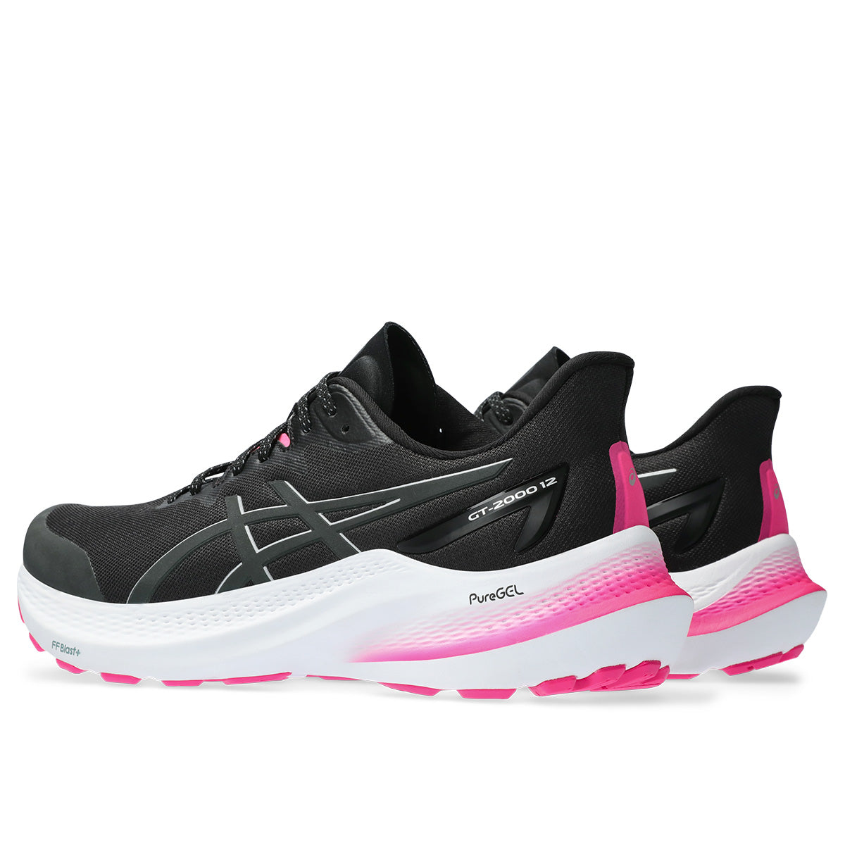 Asics GT 2000 12 Lite Show Women Black Silver נעלי אסיקס ג'י טי לנשים