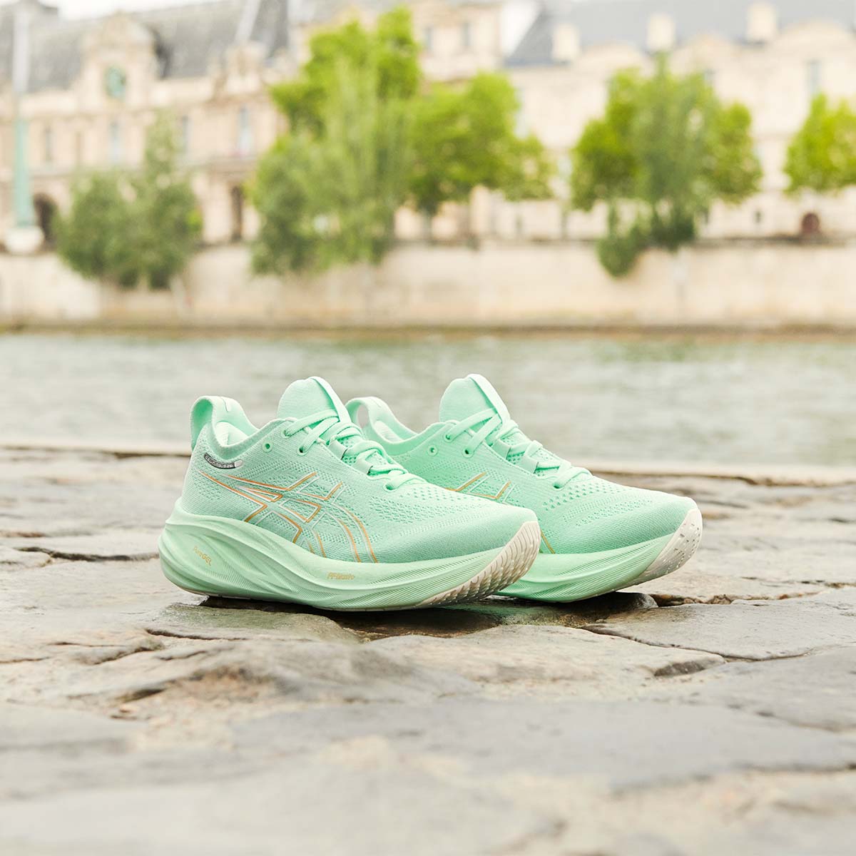 Asics Gel Nimbus 26 Women Mint Tint Pale Mint ג'ל נימבוס 26 לנשים