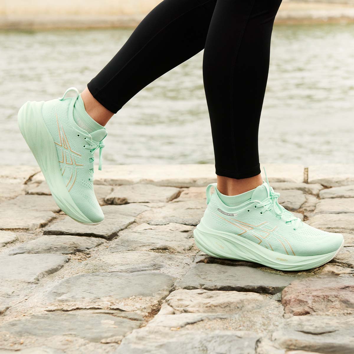 Asics Gel Nimbus 26 Women Mint Tint Pale Mint ג'ל נימבוס 26 לנשים