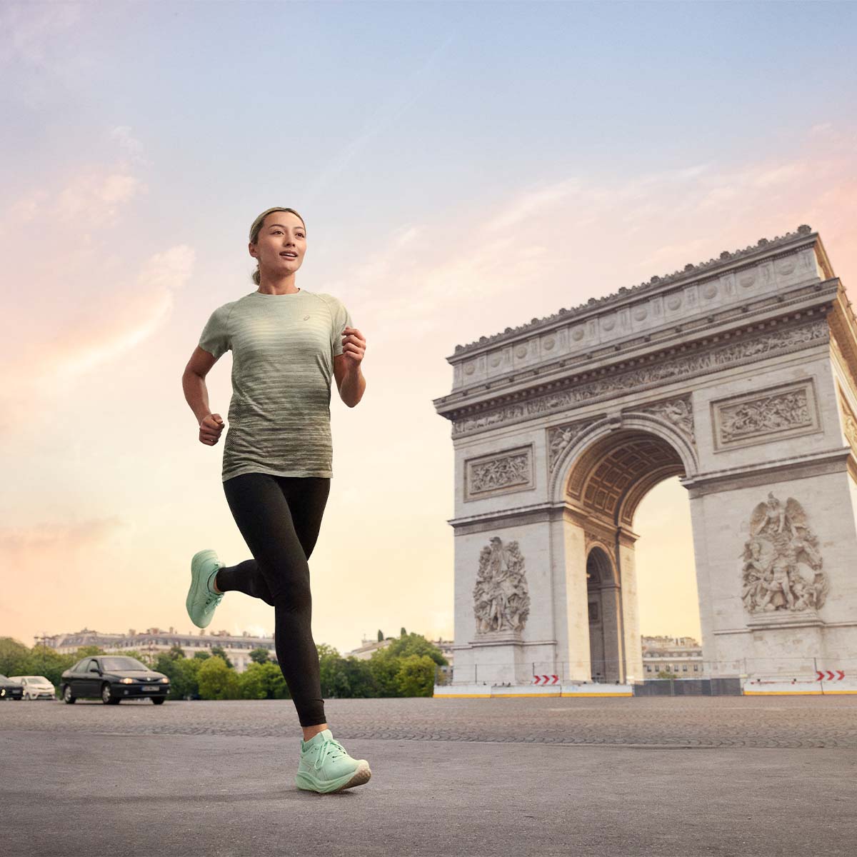 Asics Gel Nimbus 26 Women Mint Tint Pale Mint ג'ל נימבוס 26 לנשים