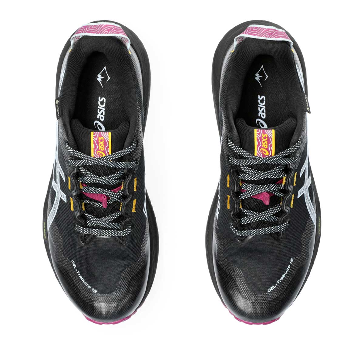 Asics Gel Trabuco 12 GTX Women Black Light Blue נעלי ריצה ג'ל טרבוקו 12 לנשים