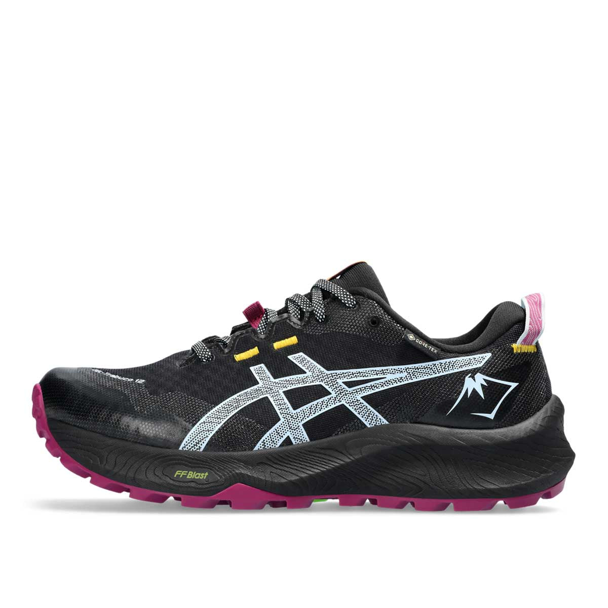 Asics Gel Trabuco 12 GTX Women Black Light Blue נעלי ריצה ג'ל טרבוקו 12 לנשים