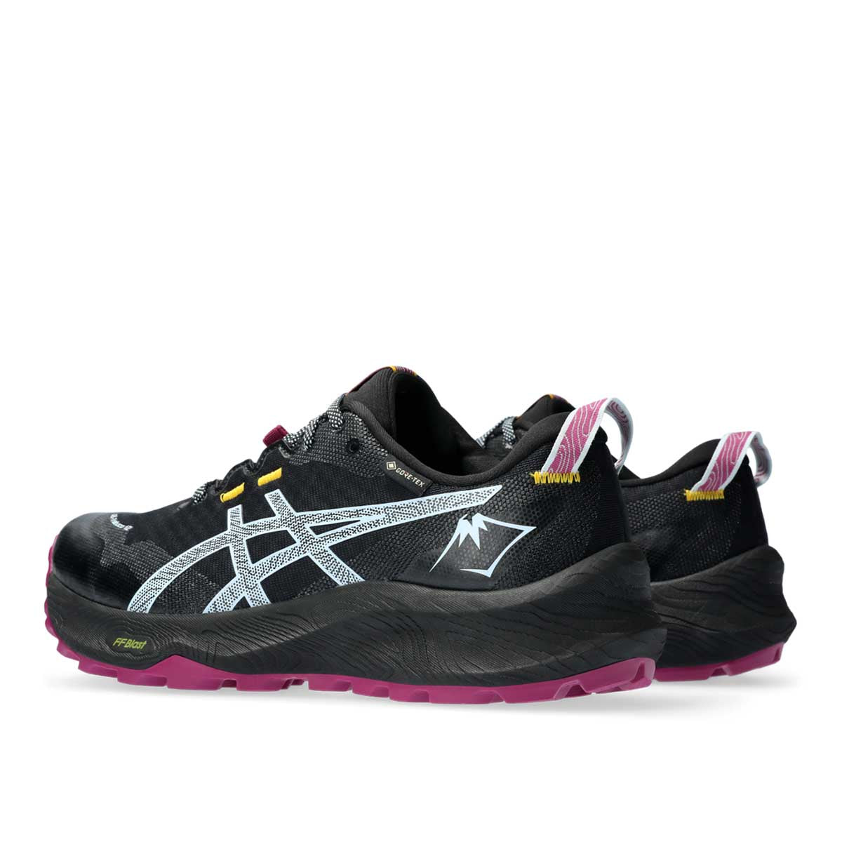 Asics Gel Trabuco 12 GTX Women Black Light Blue נעלי ריצה ג'ל טרבוקו 12 לנשים