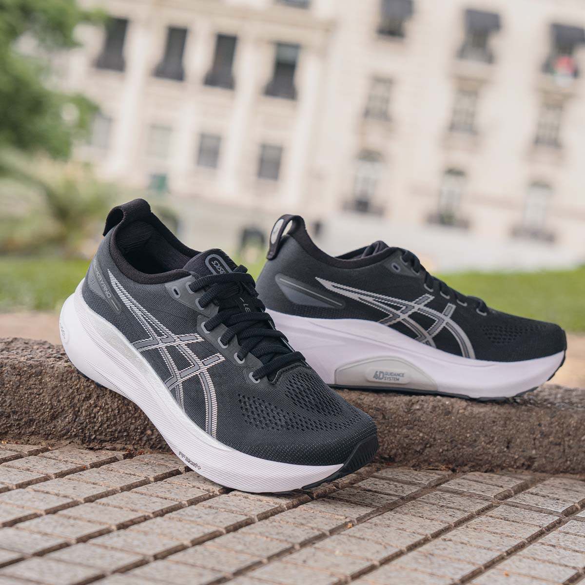 Asics Gel Kayano 31 Women Black Pure Silver נעלי אסיקס ג'ל קיאנו 31 לנשים