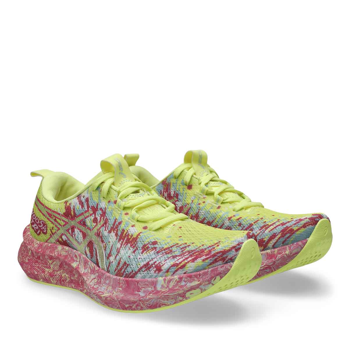 Asics Noosa Tri 16 Women Lucid Yellow Bright Rose נעלי ריצה נוסה טרי 16 לנשים