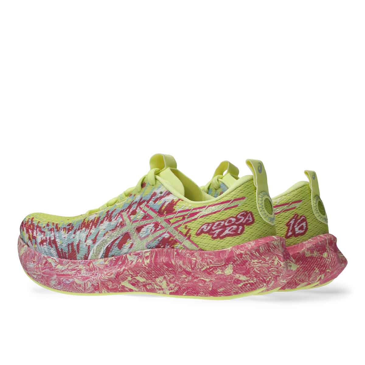 Asics Noosa Tri 16 Women Lucid Yellow Bright Rose נעלי ריצה נוסה טרי 16 לנשים