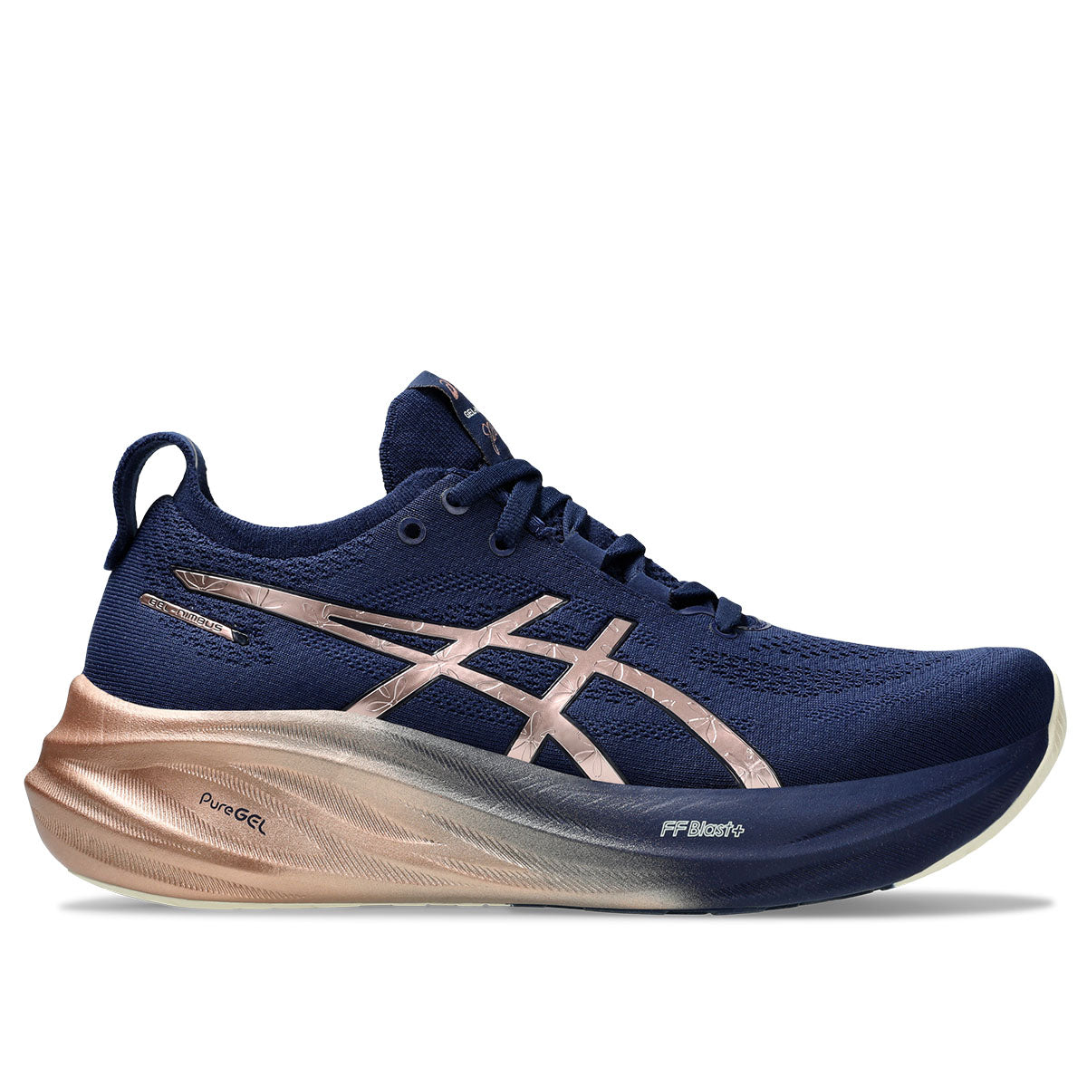 Asics Gel Nimbus 26 Platinum Blue Expanse Rose Gold ג'ל נימבוס 26 פלטינום נשים