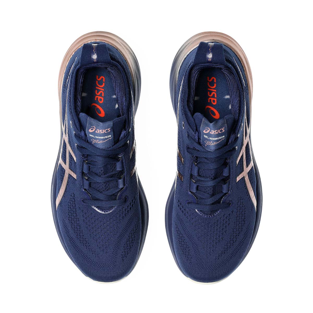 Asics Gel Nimbus 26 Platinum Blue Expanse Rose Gold ג'ל נימבוס 26 פלטינום נשים