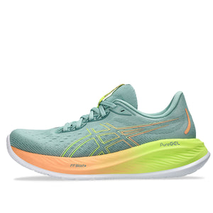 Asics Gel Cumulus 26 Paris Women Light Celadon Safety Yellow ג'ל קומולוס פריז נשים